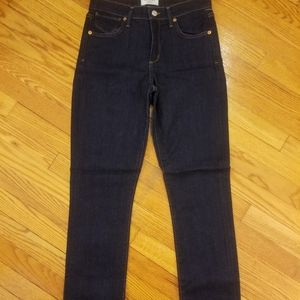 AGOLDE Premium Bella Jeans High Rise Slim Venice Dark Wash Stretch Denim Size 26
